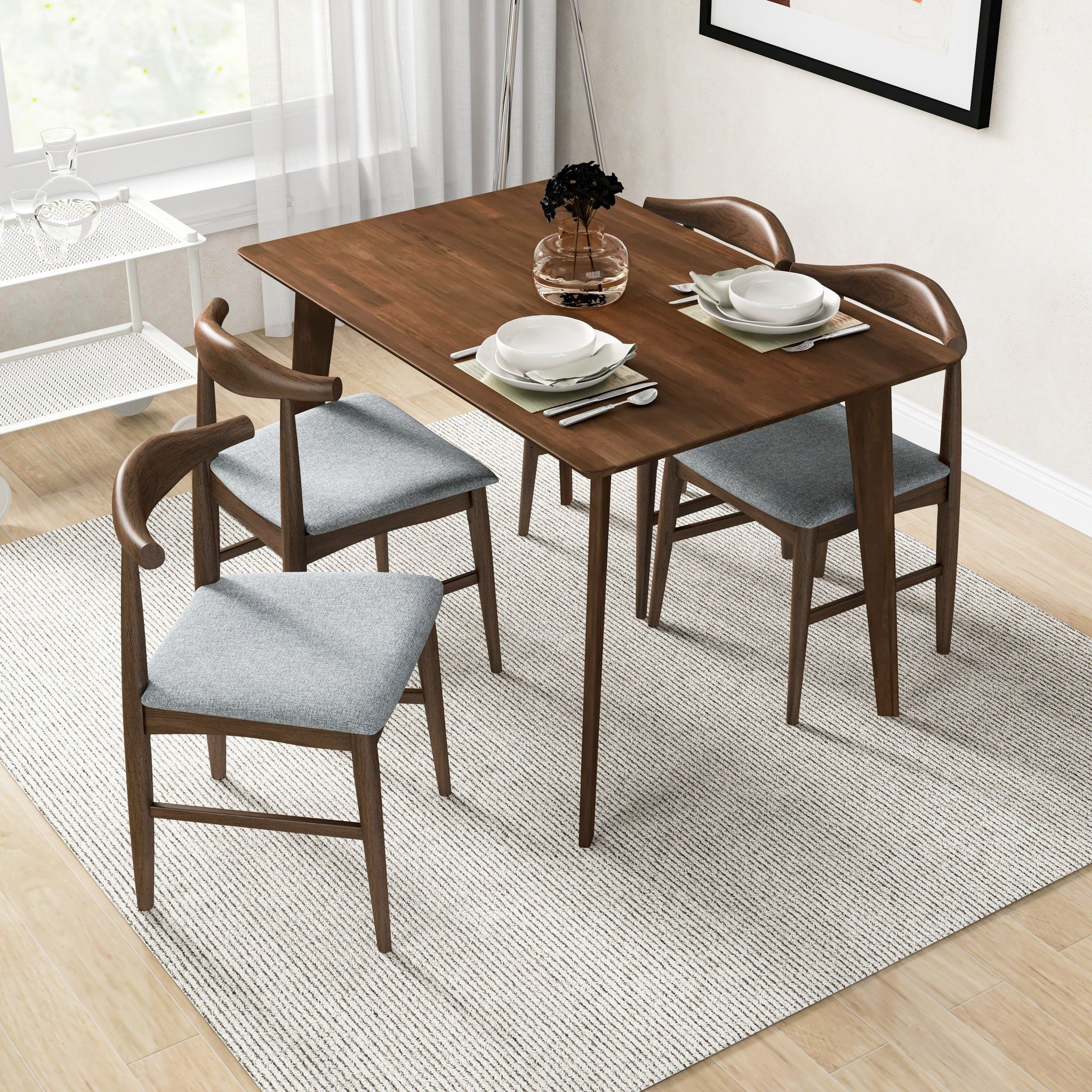Levi - Modern Style Rectangular Dining Kitchen Table