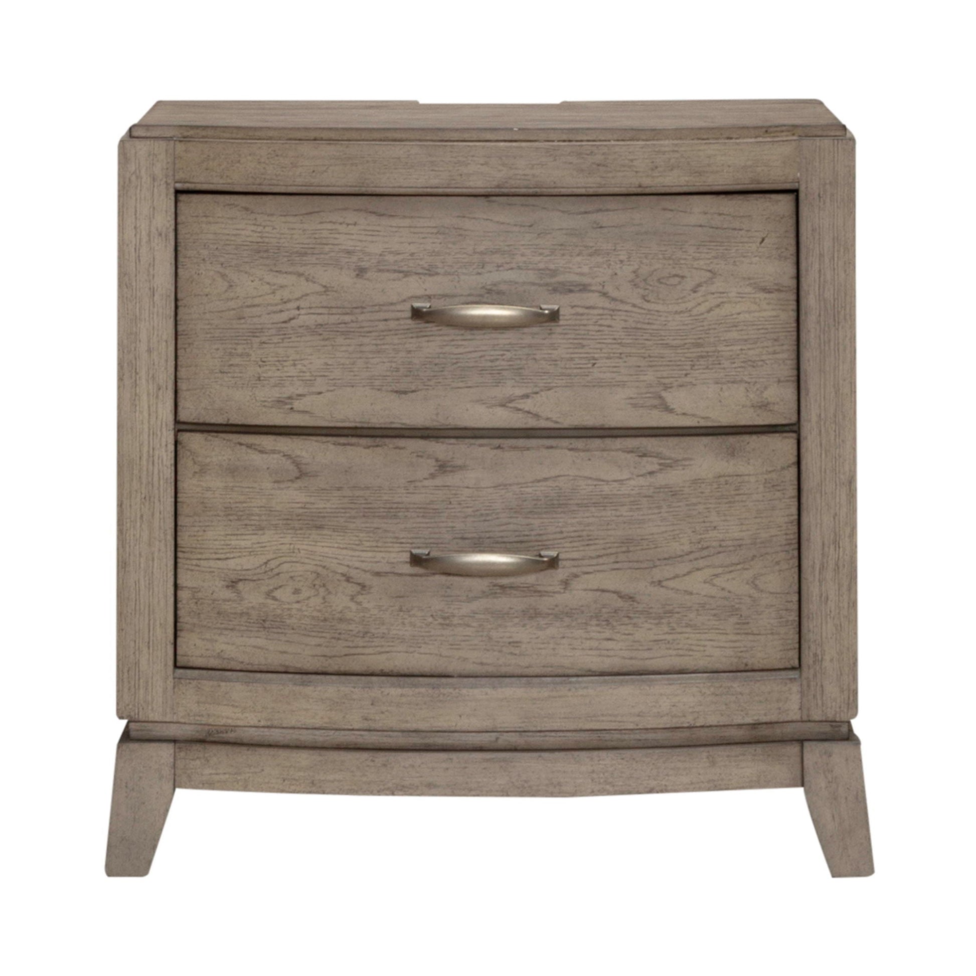 Liberty Furniture Avalon - Nightstand With Charging Station - Burnished Beige | Meri Furniture