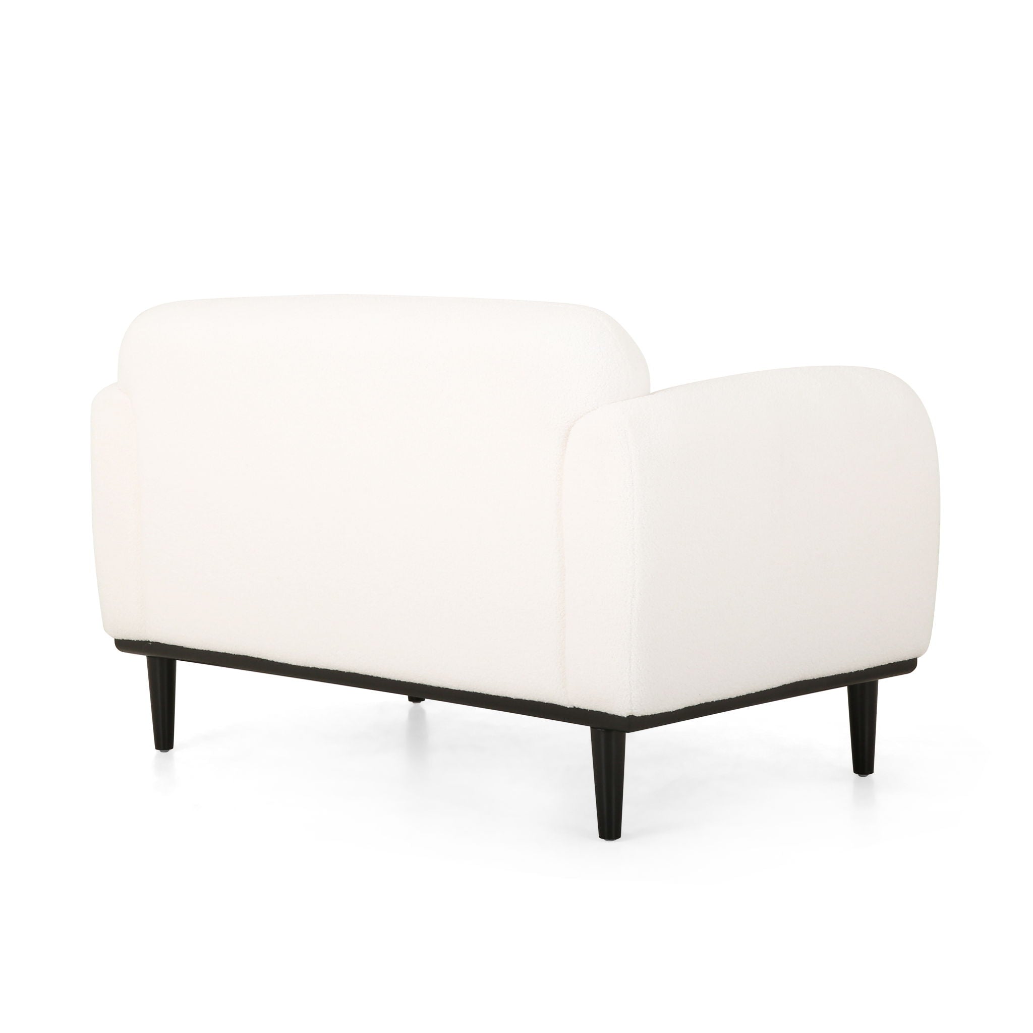 Sway - Upholstered Loveseat With Wood Legs And Round Arms