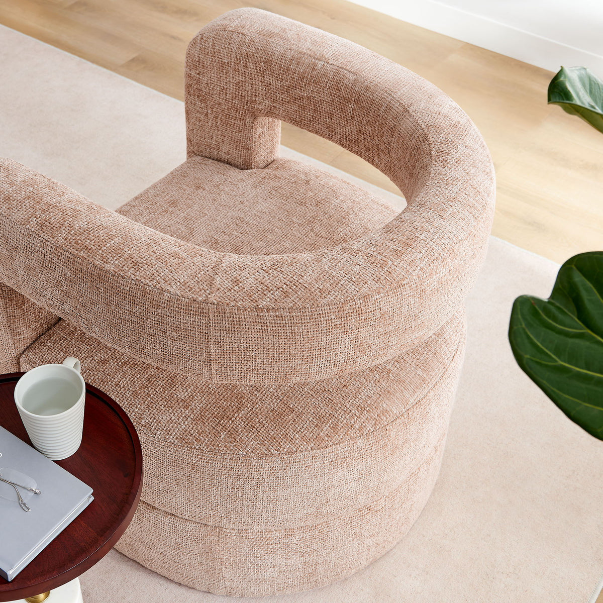 Jaylin Upholstered Chenille Accent Chair by Modway