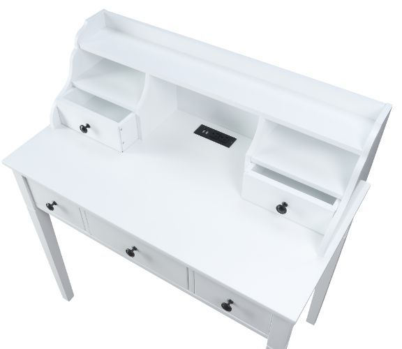 ACME Agia - Desk - White Finish | Meri Furniture