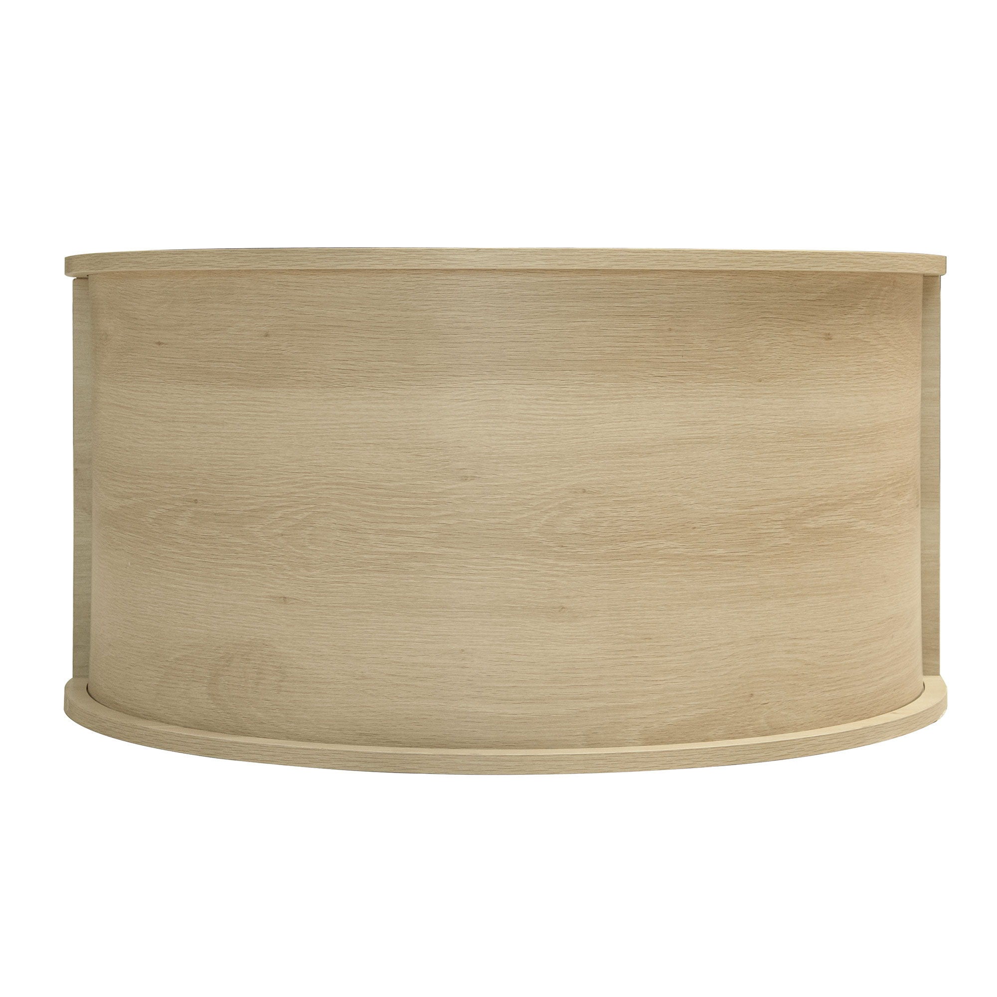 Tall Arched Kitchen Pantry, Modern Farmhouse Wood Kitchen Storage Cabinets, Arched Storage Display Cabinet With Adjustable Shelves, Versatile Cupboard For Kitchen, Dining Room - Natural