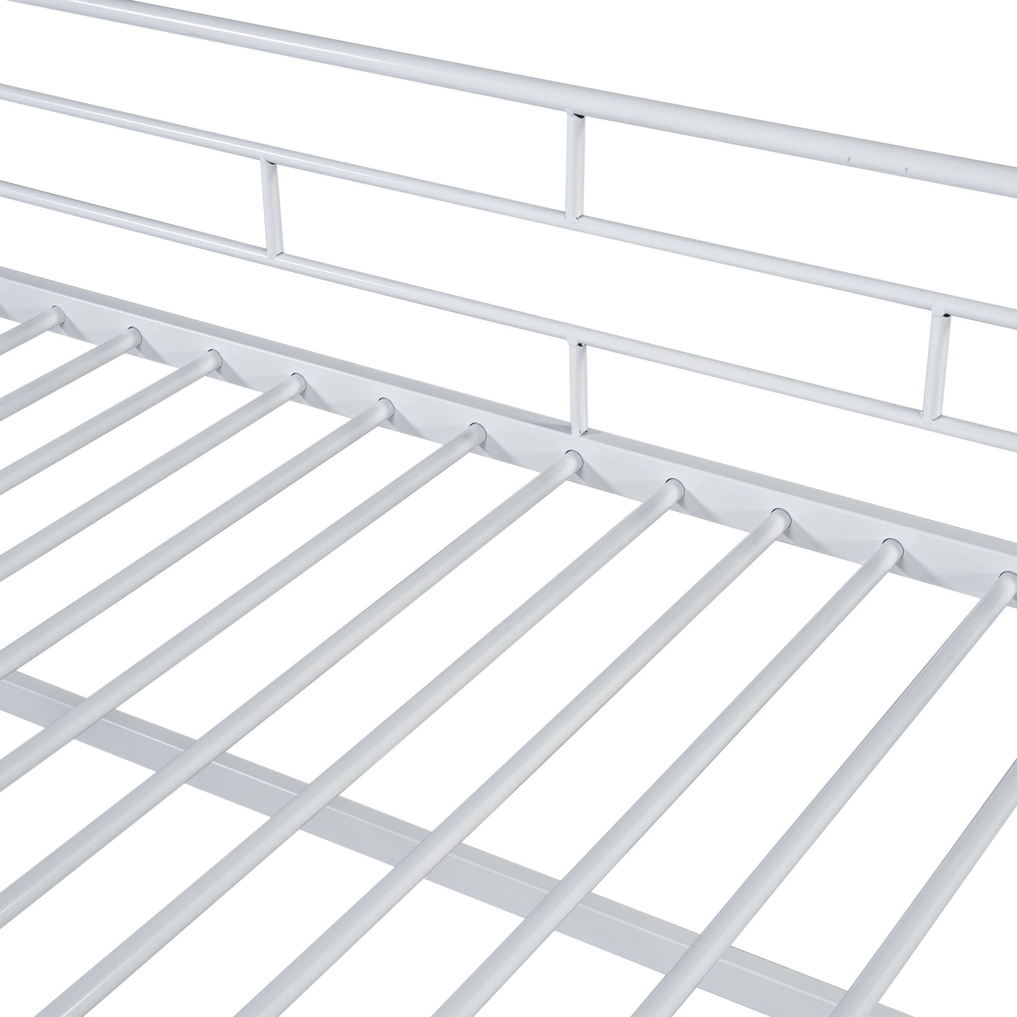 Loft Bed With Storage Stairs And Metal Frame