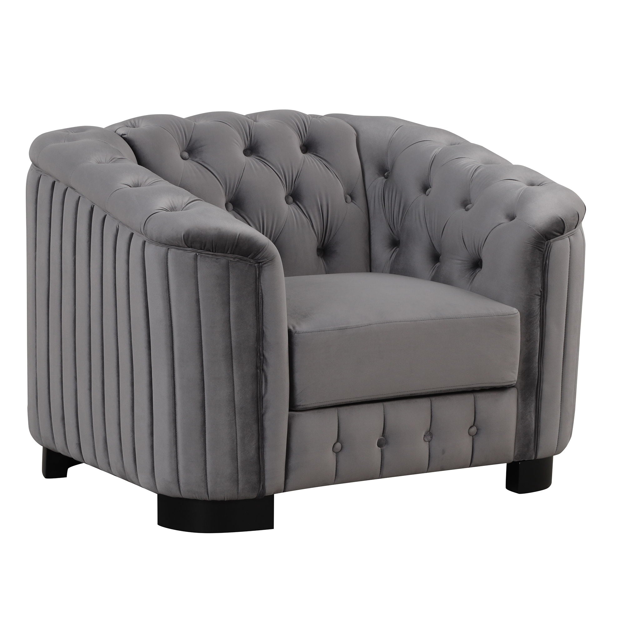 Upholstered Accent Sofa Chair With Removable Cushion