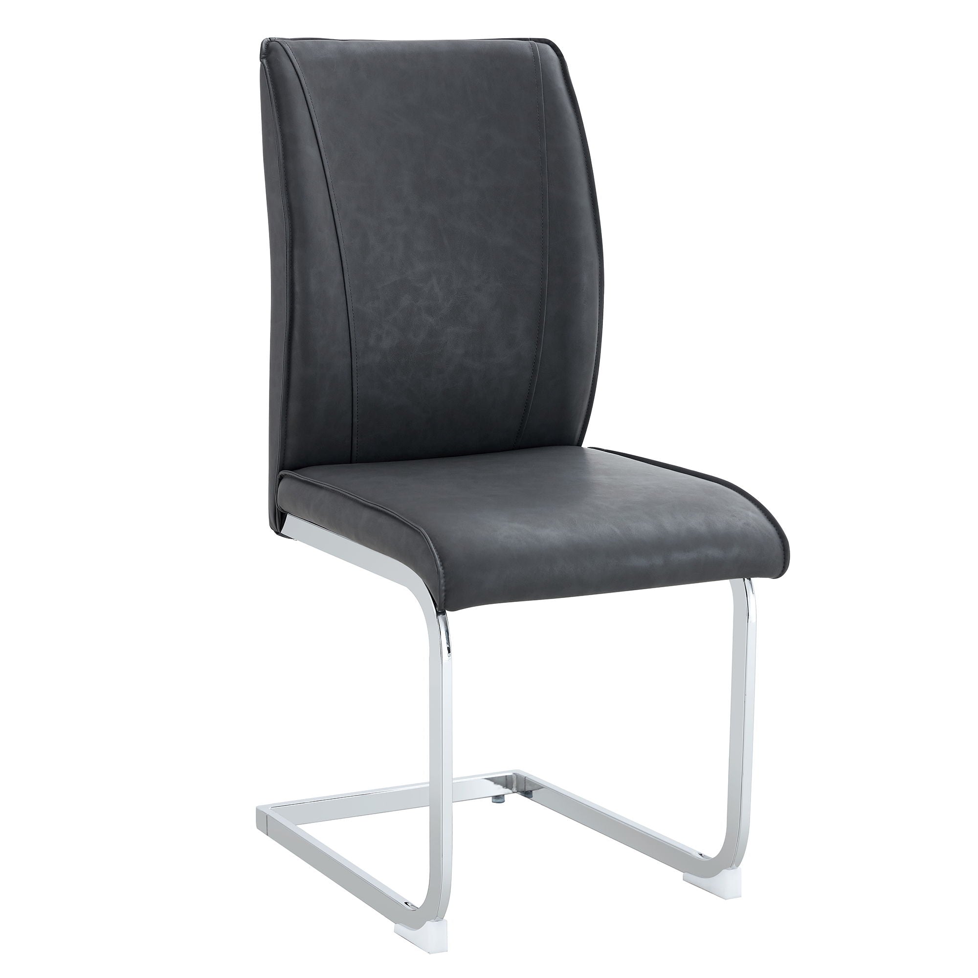 Luxury Simple Arch High Resilience Dining Chair With Arched Leg