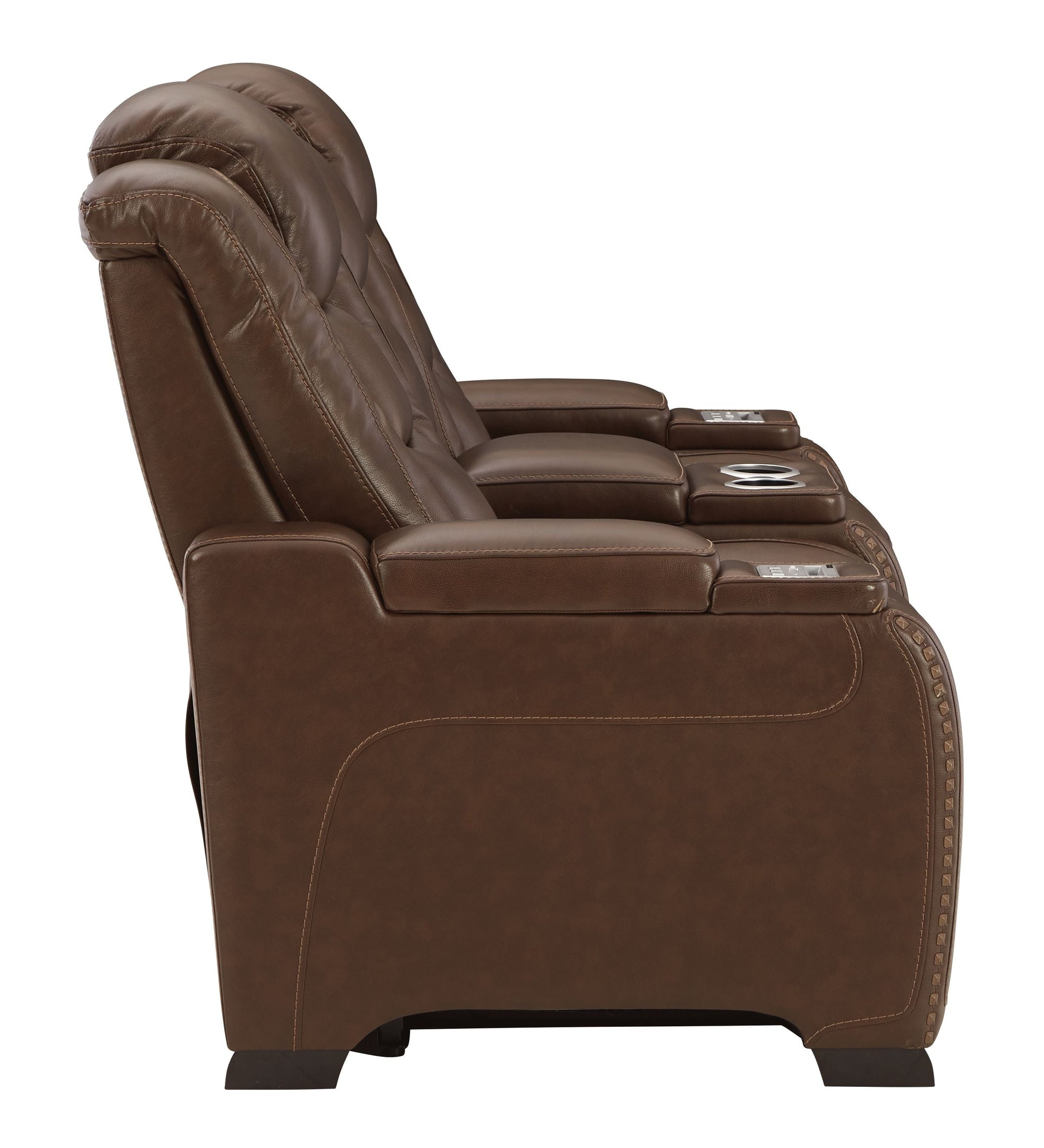 Ashley Furniture The Man-Den - Power Reclining Loveseat | Meri Furniture