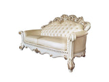 Vendom - Sofa - Champagne PU & Antique Pearl Finsih