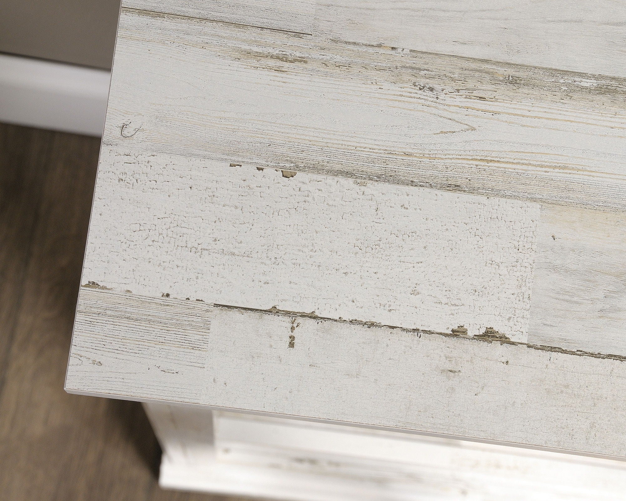 3-Shelf Bookcase White Plank