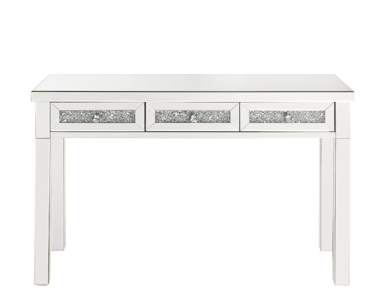 ACME Noralie - Writing Desk - Mirrored - 32" | Meri Furniture