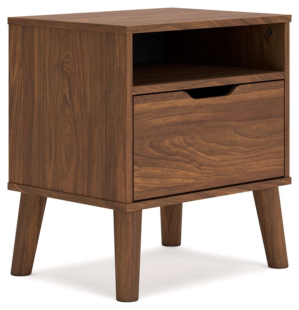 Signature Design by Ashley® Fordmont - Auburn - One Drawer Night Stand | Meri Furniture