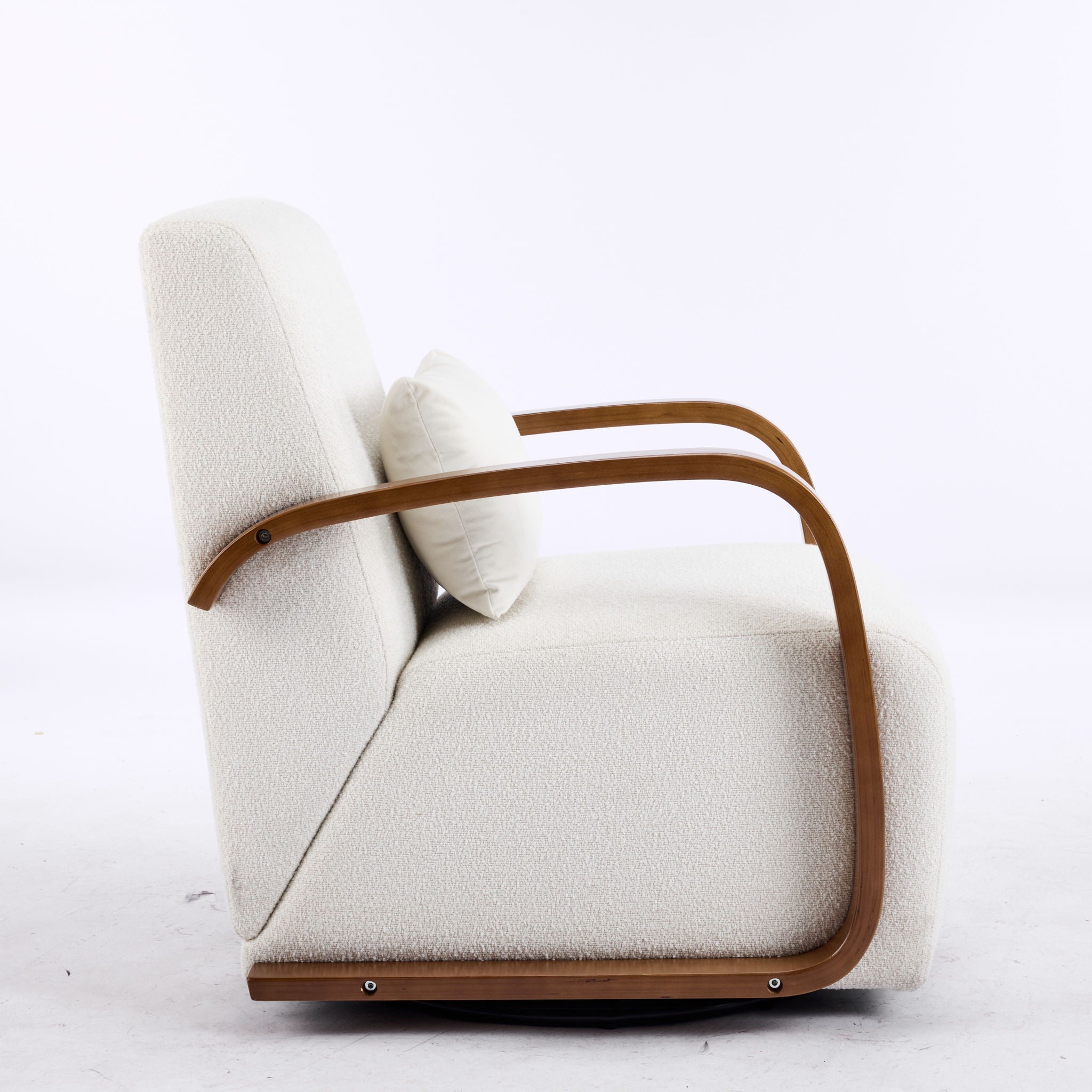 Swivel Accent Rotatable Ergonomic Single Chair For Living Room