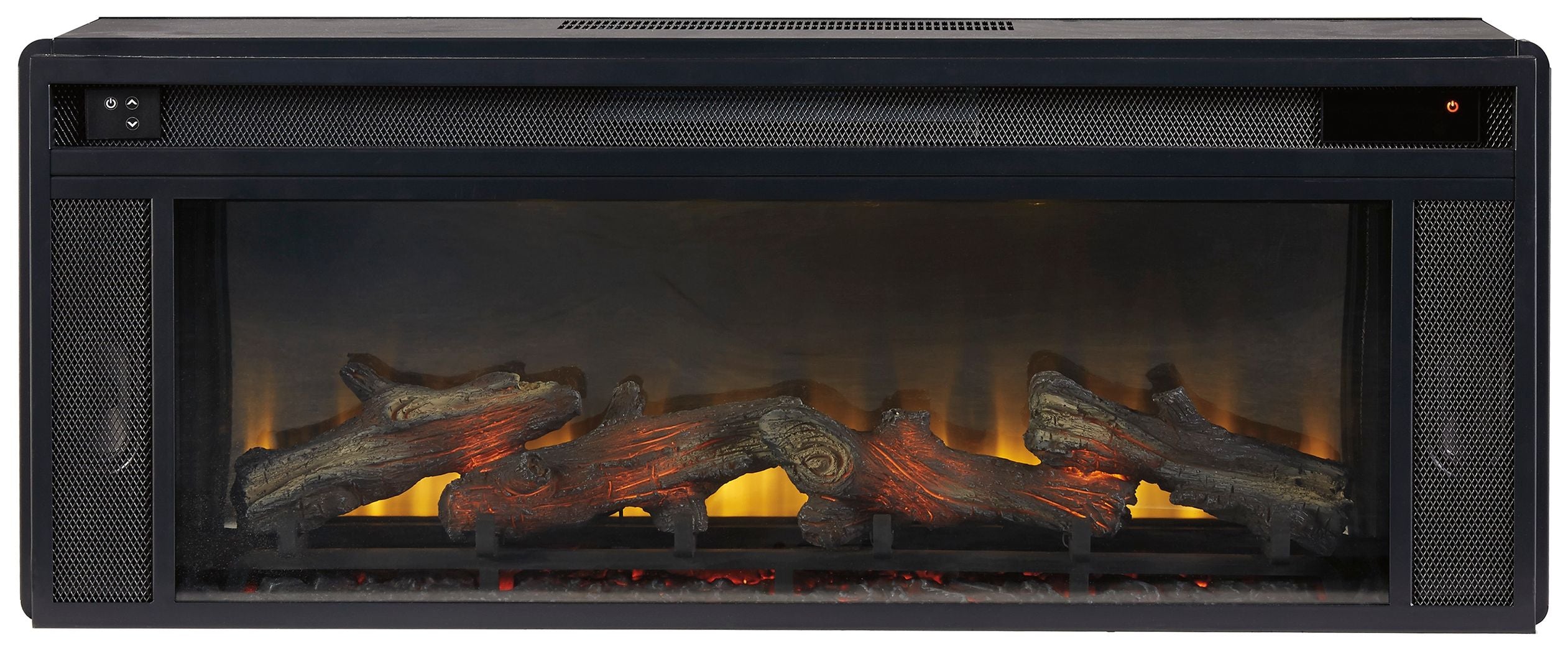 Ashley Furniture Entertainment - Black - Fireplace Insert - Rectangular | Meri Furniture
