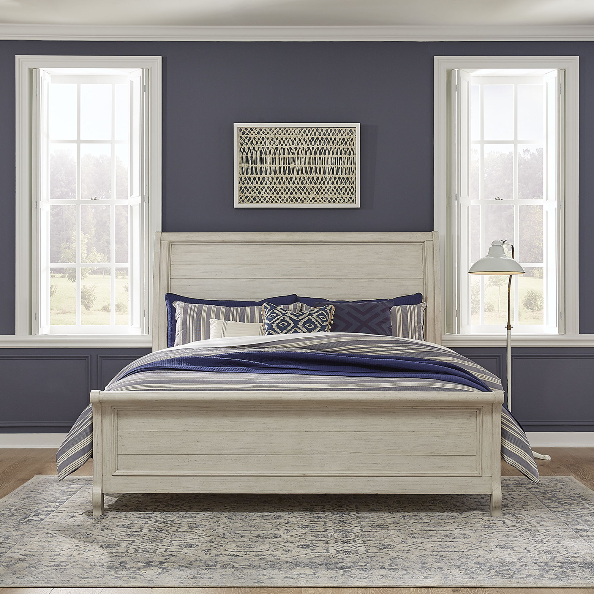Farmhouse Reimagined - Sleigh Bed