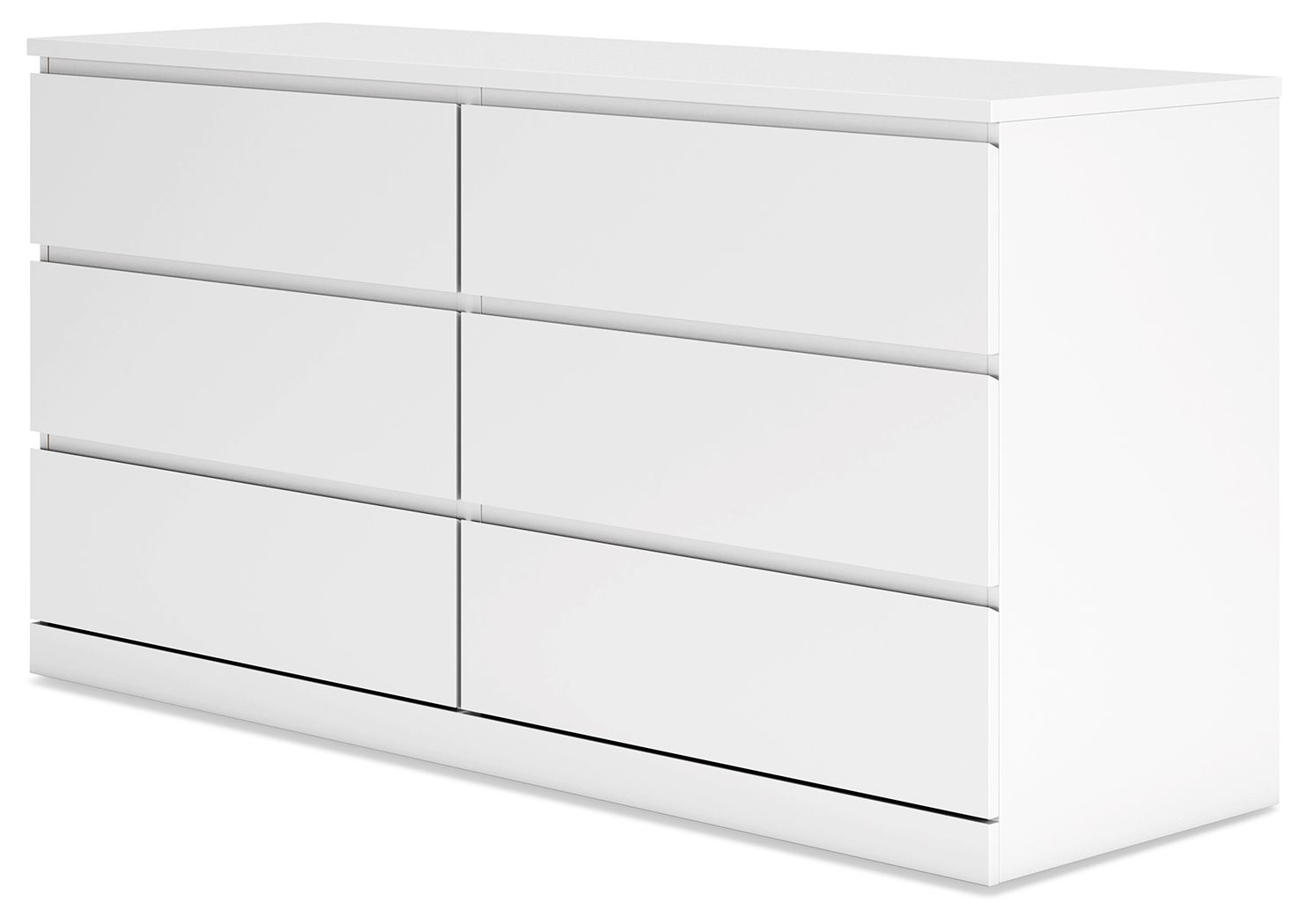 Signature Design by Ashley® Onita - White - Six Drawer Dresser | Meri Furniture
