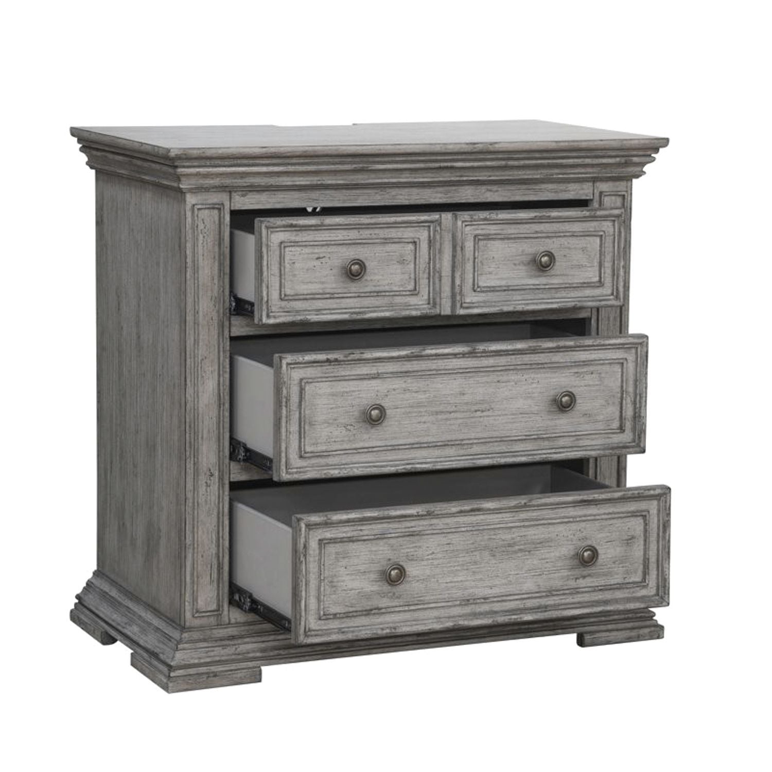 Big Valley - Bedside Chest With Charging Station