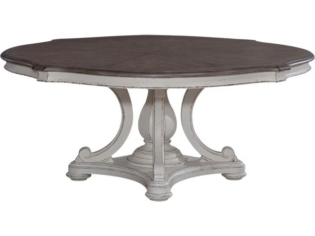 Liberty Furniture Magnolia Manor - Round Table Set - White | Meri Furniture