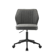 ACME Pakuna - Office Chair - Vintage Gray PU & Black | Meri Furniture