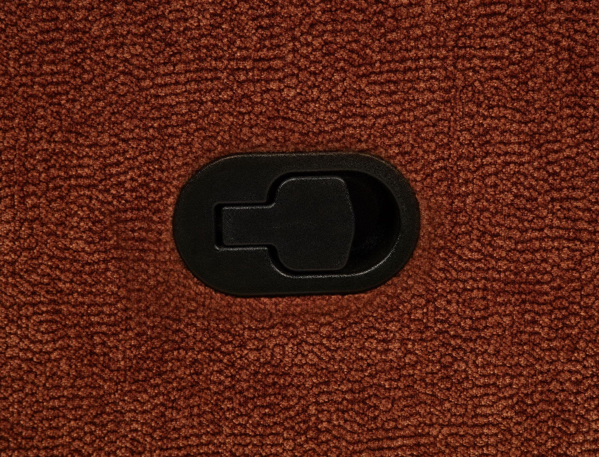 Navarro Chenille Upholstered Reclining Sofa Burnt Orange