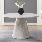 ACME Kacey - Round Dining Table - Engineered Stone Finish | Meri Furniture