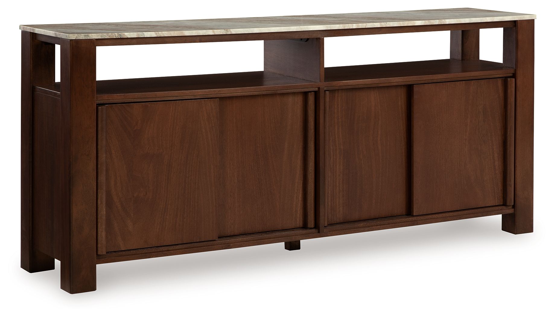 Signature Design by Ashley® Tobinville - Dark Brown - Accent Cabinet | Meri Furniture