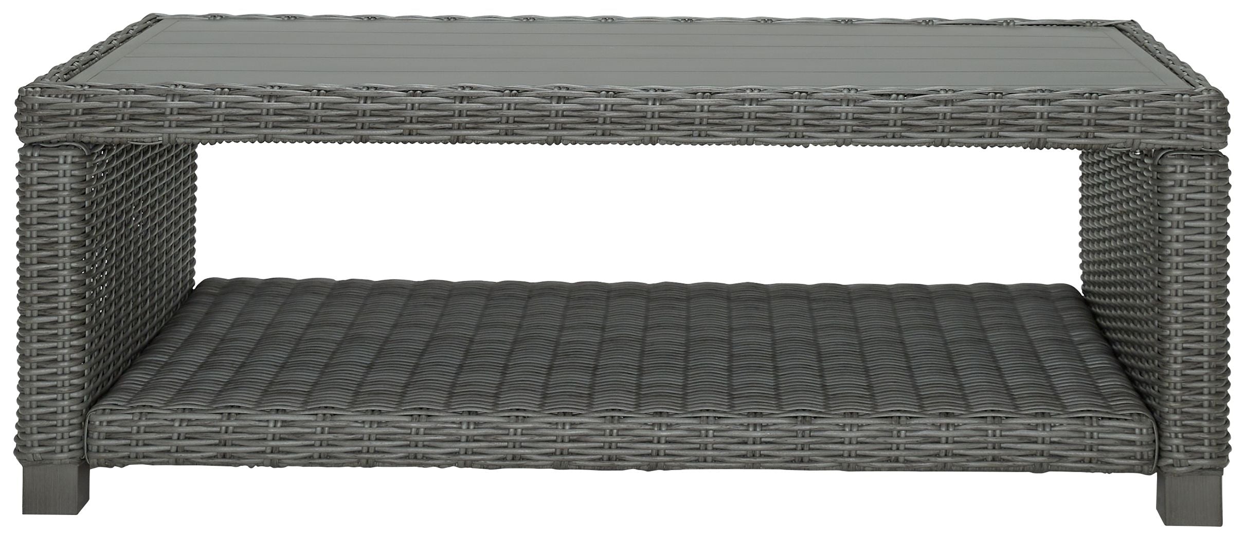 Signature Design by Ashley® Elite Park - Gray - Rectangular Cocktail Table | Meri Furniture