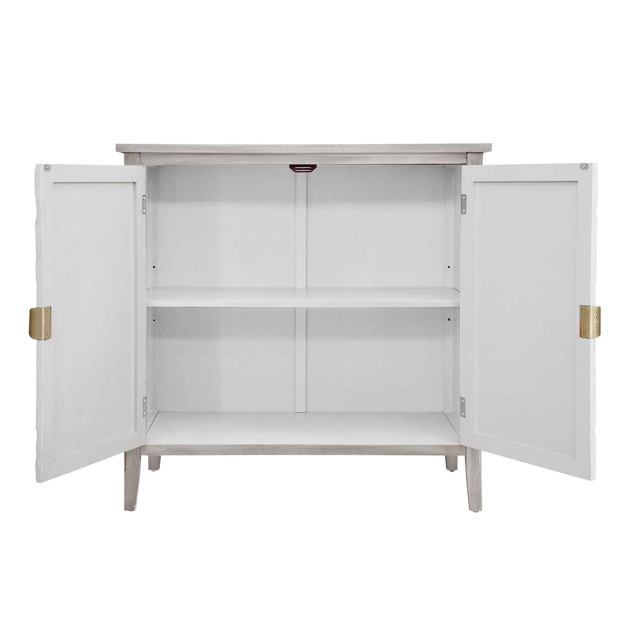 2 Door Cabinet, Suitable For Bedroom - Light Gray