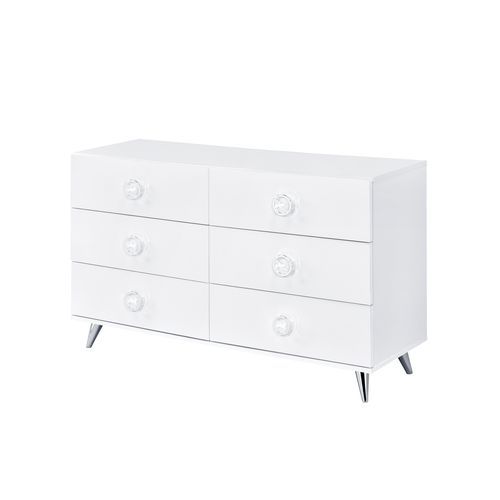 ACME Perse - Dresser - White Finish | Meri Furniture