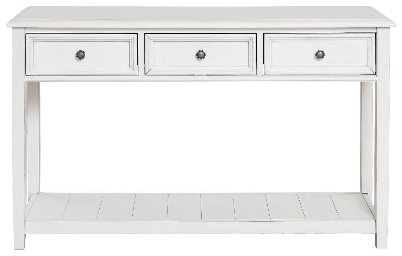 Signature Design by Ashley® Kanwyn - Whitewash - Sofa Table | Meri Furniture