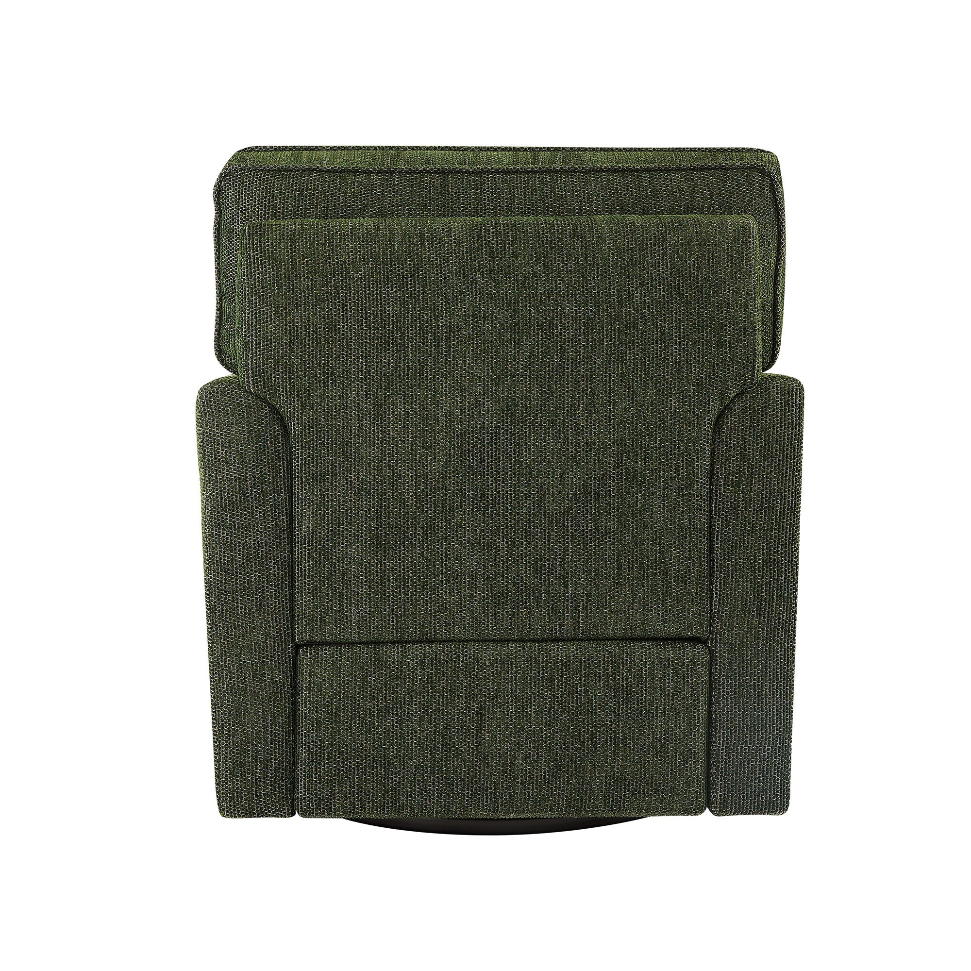 360° Swivel Accent Barrel Armchair With Side Pockets, Compact Design