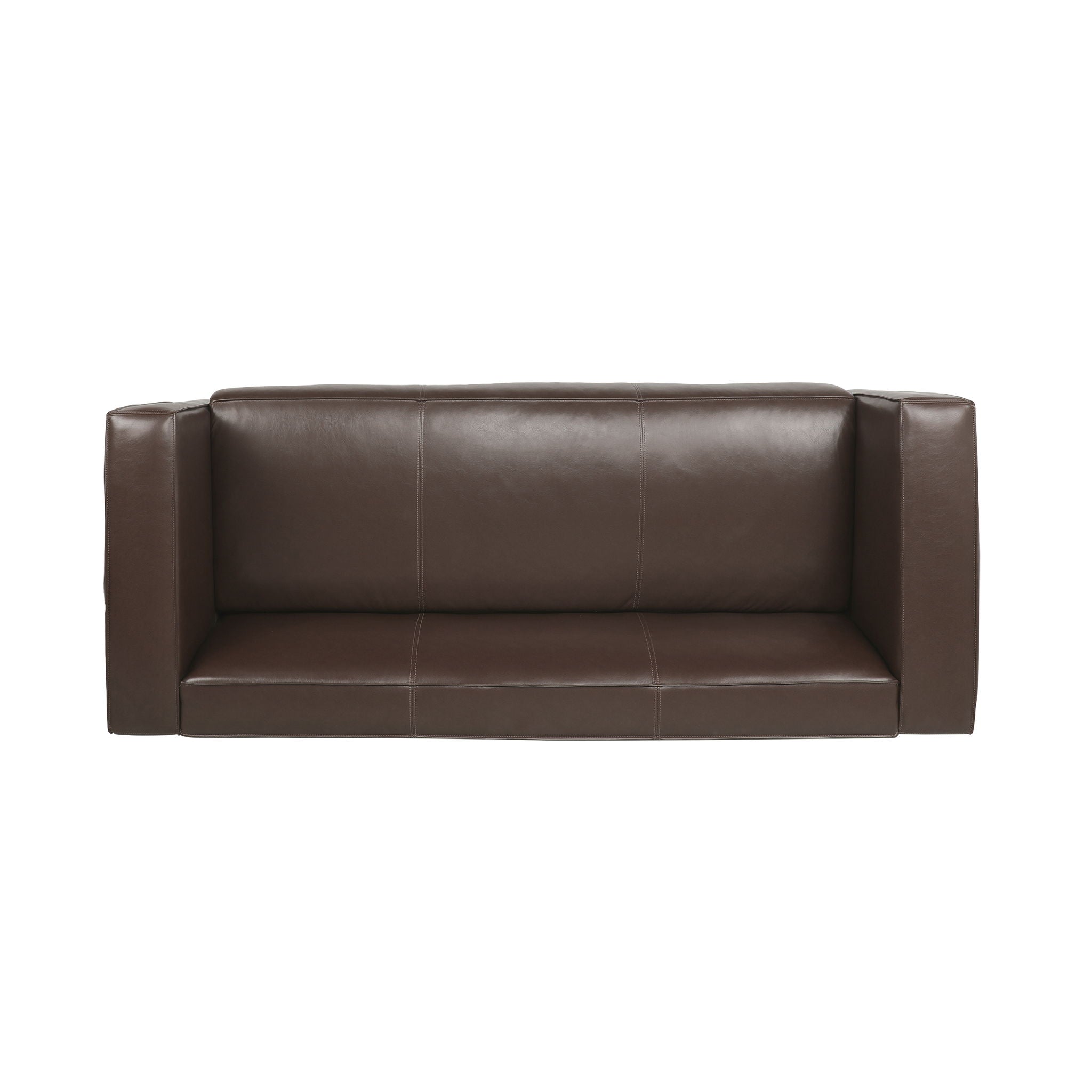 Contemporary 3 Seater Sofa With Tuxedo Design