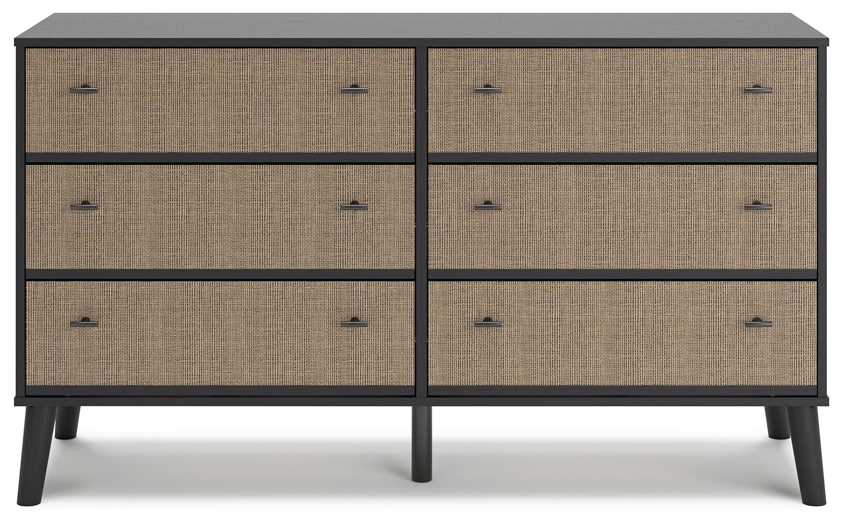 Signature Design by Ashley® Charlang - Black / Gray - Six Drawer Dresser | Meri Furniture