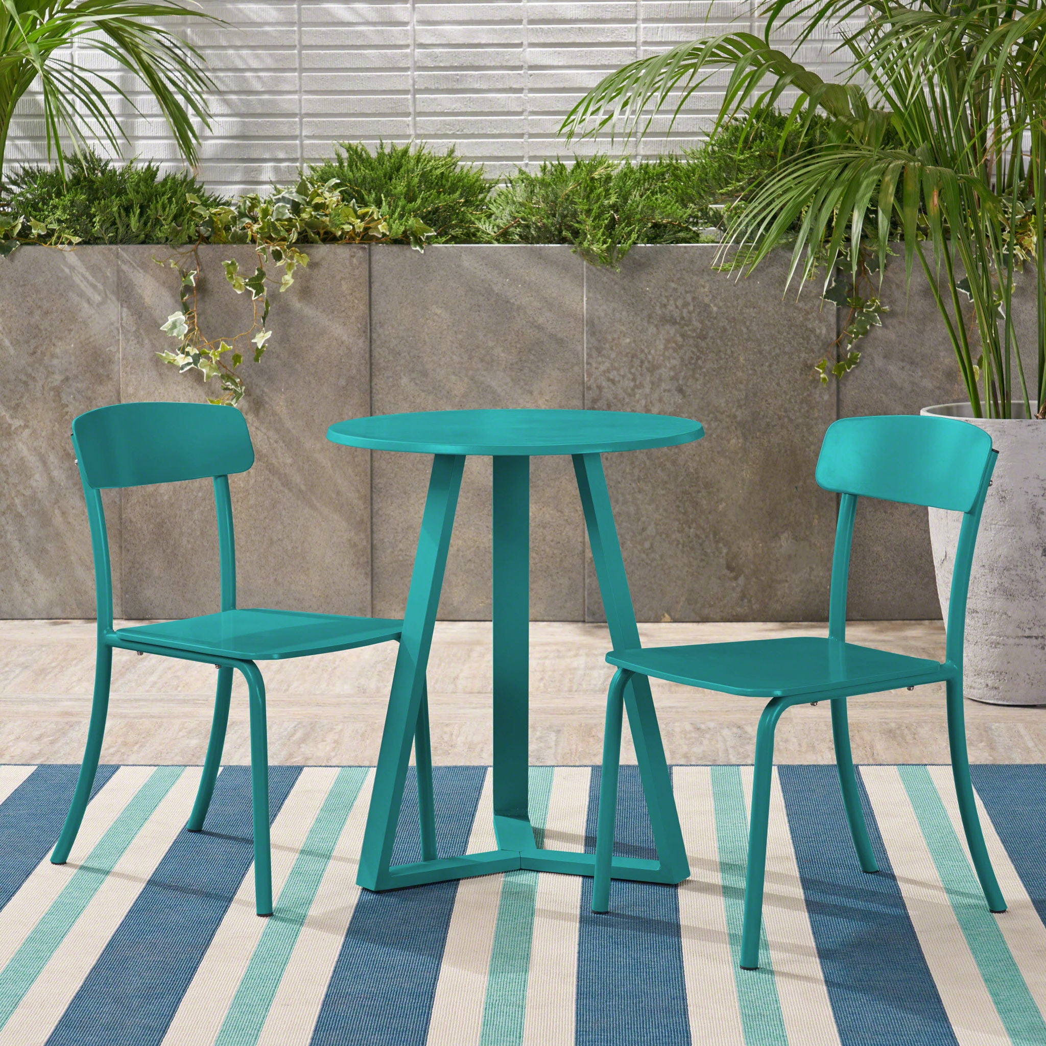 Samos - Bistro Set - Teal
