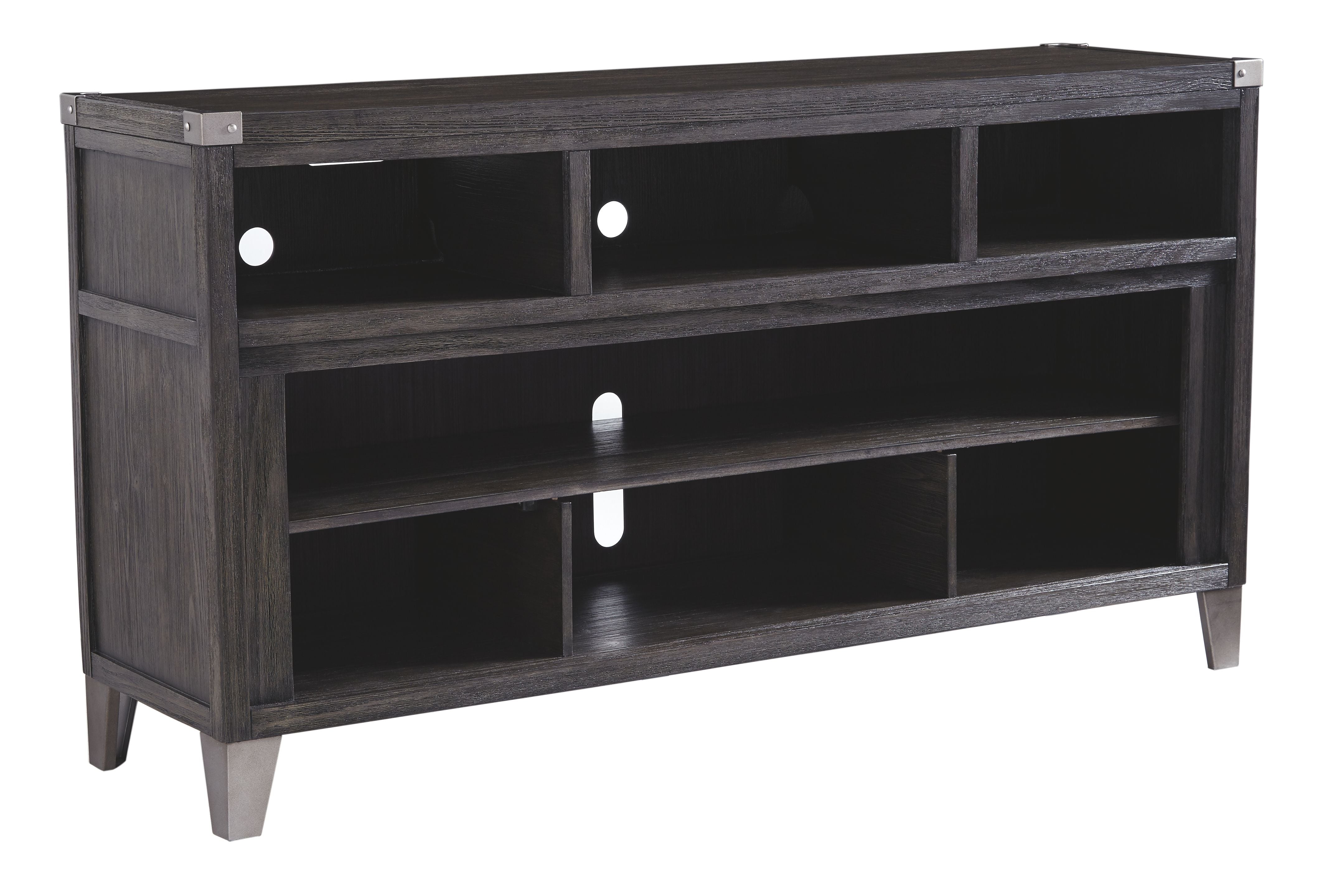 Ashley Furniture Todoe - Gray - LG TV Stand W/Fireplace Option | Meri Furniture