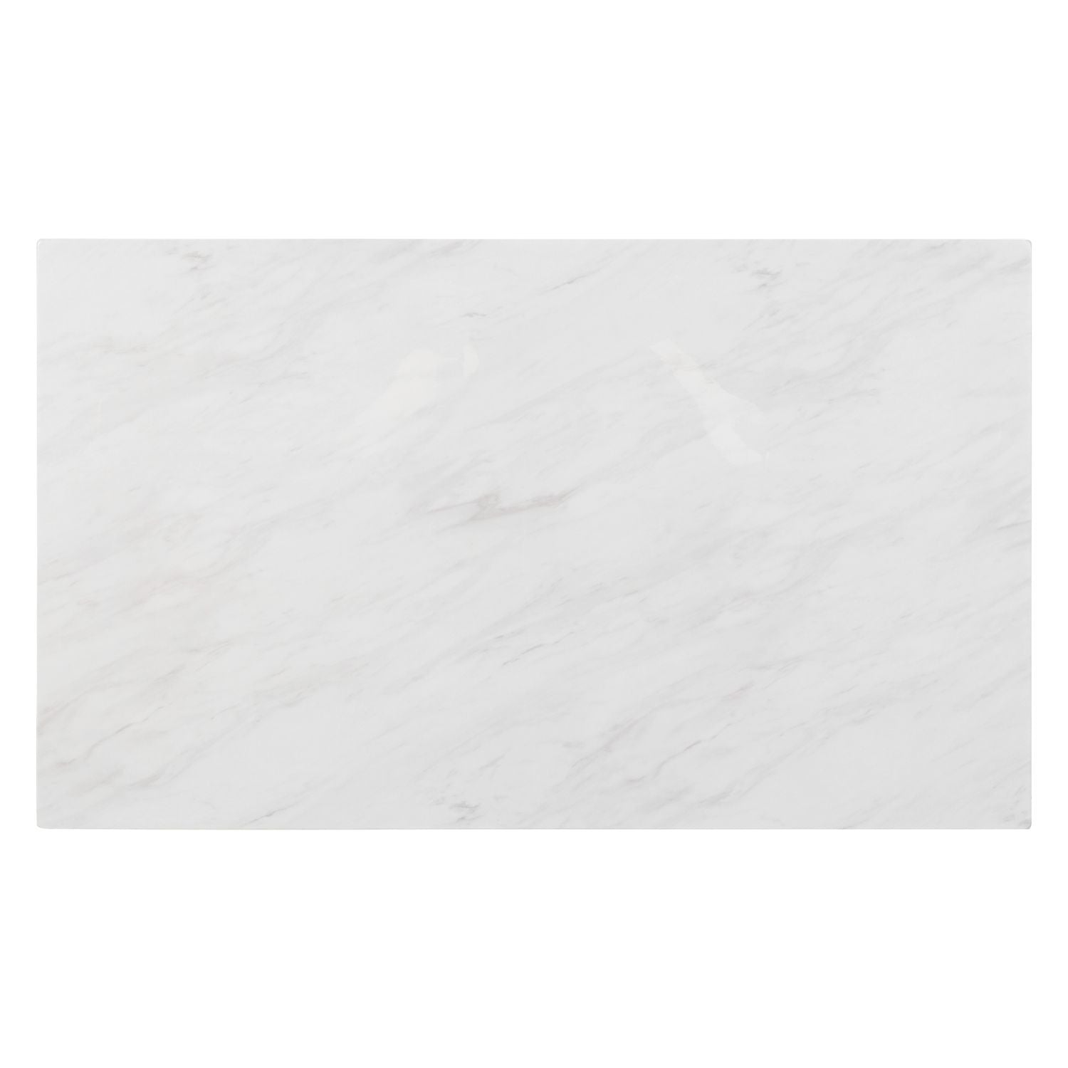 Edison - Rectangular Leg Table With Faux Marble Top - Brownstone