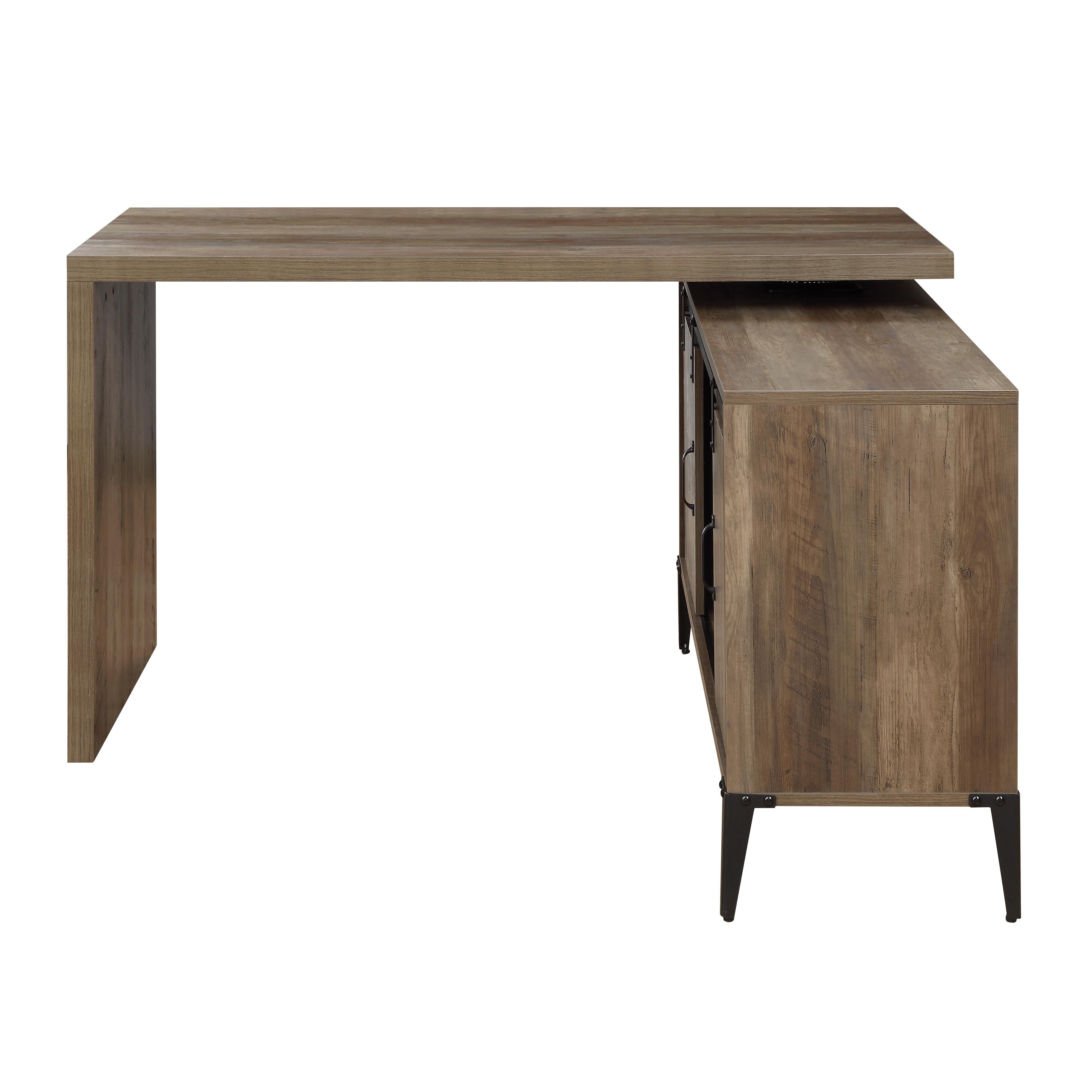ACME Zakwani - Writing Desk - Rustic Oak | Meri Furniture