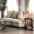 Furniture of America Jaylinn - Loveseat - Light Brown | Meri Furniture