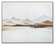 Karalen - Wall Art - White / Gray / Brown