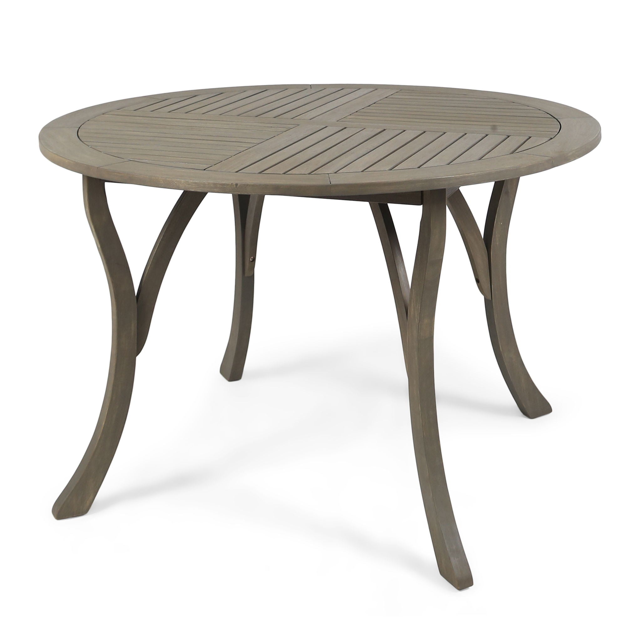 Hermosa - Outdoor Acacia Wood Table Circular Design