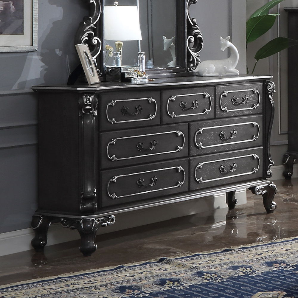 ACME House - Delphine - Dresser - Charcoal Finish | Meri Furniture