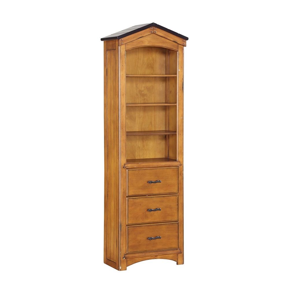 ACME This Tree House Bookcase Cabinet will be a great addition to the matching loft bed. The design is unique and beautiful. Featuring abundant storage spaces, this cabinet will sure to accompany perfectly with the bed. | Meri Furniture