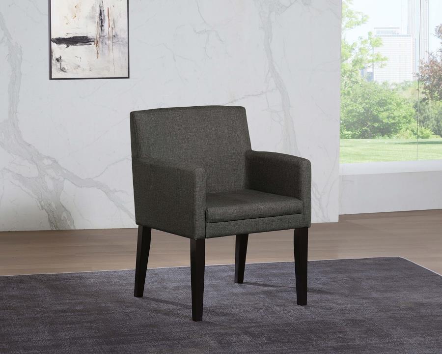 Coaster Fine Furniture Catherine - Upholstered Dining Arm Chair (Set of 2) - Gray | Meri Furniture
