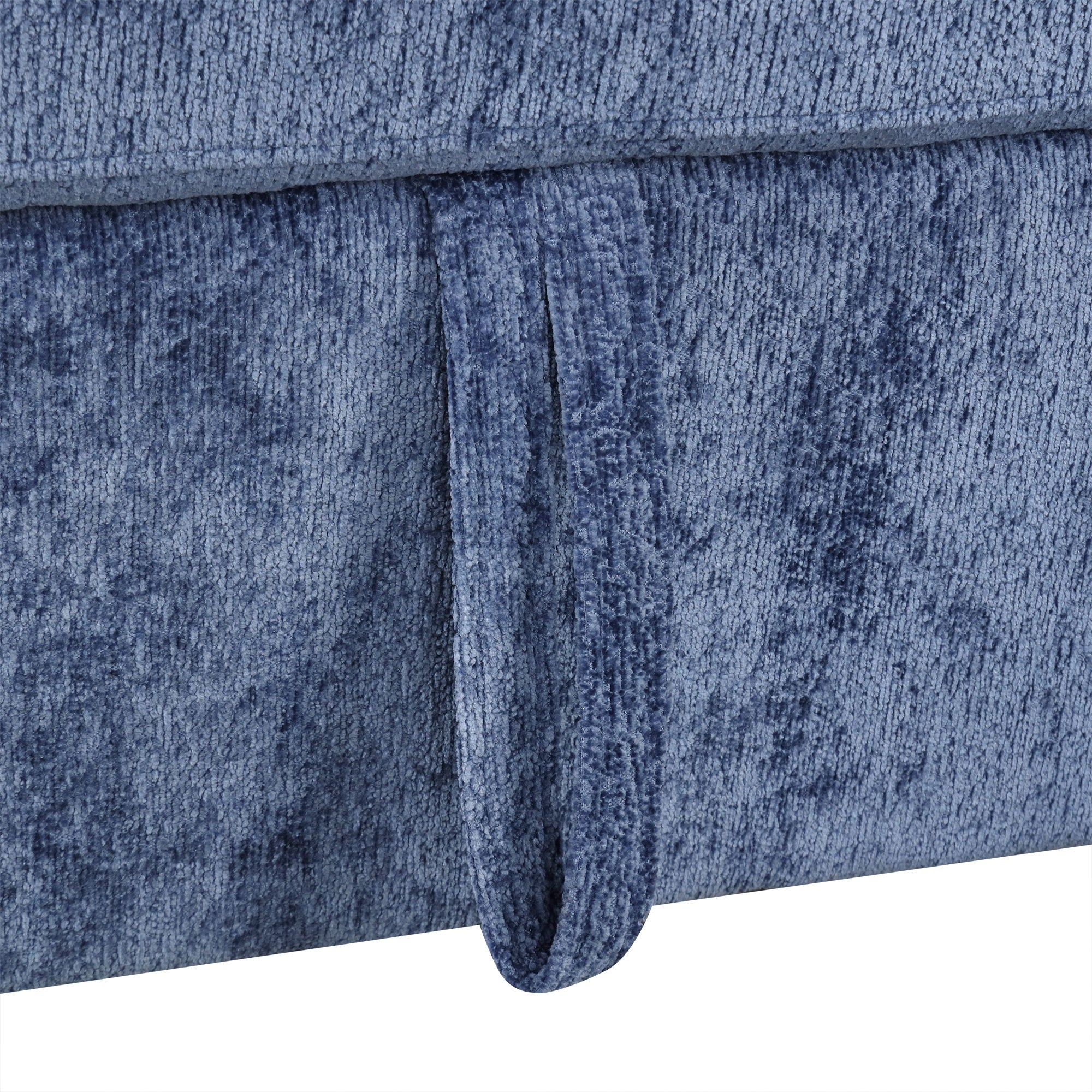 Contemporary L Shaped Convertible Sofa Bed With Pull Out Bed, Cup Holders, And Storage