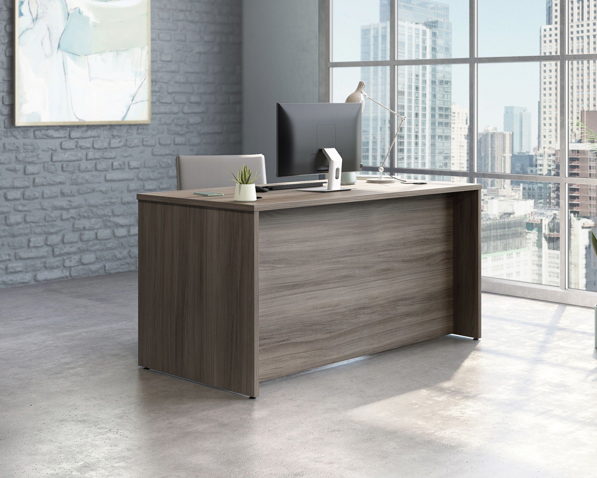 Commercial Desk 60" x 30" in Hudson Elm