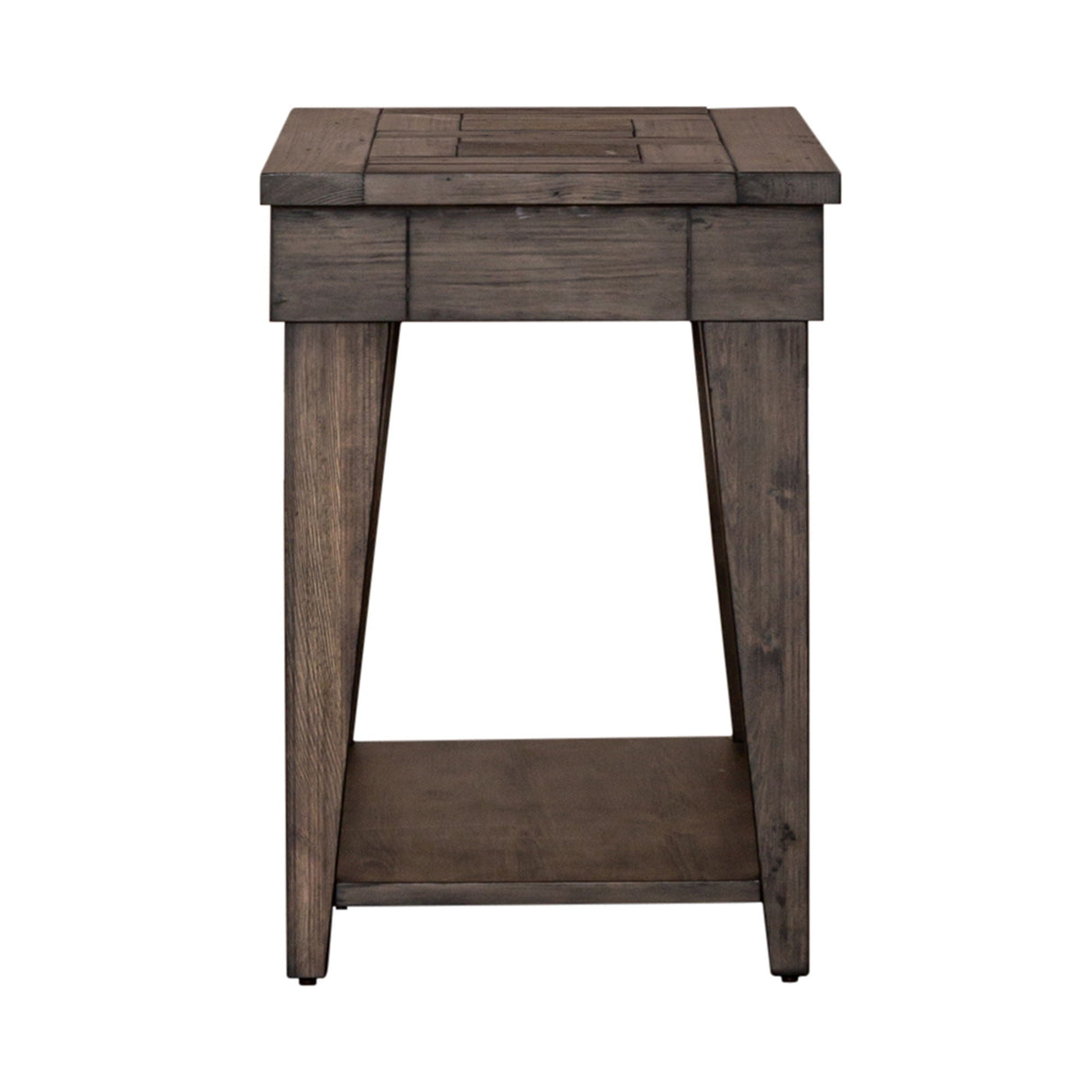 Liberty Furniture Arrowcreek - Chair Side Table - Dark Brown | Meri Furniture