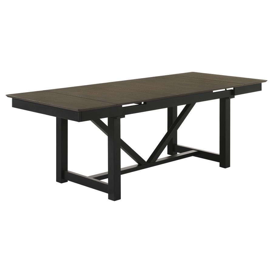 Coaster Fine Furniture Malia - Refractory Extension Leaf Dining Table Set | Meri Furniture