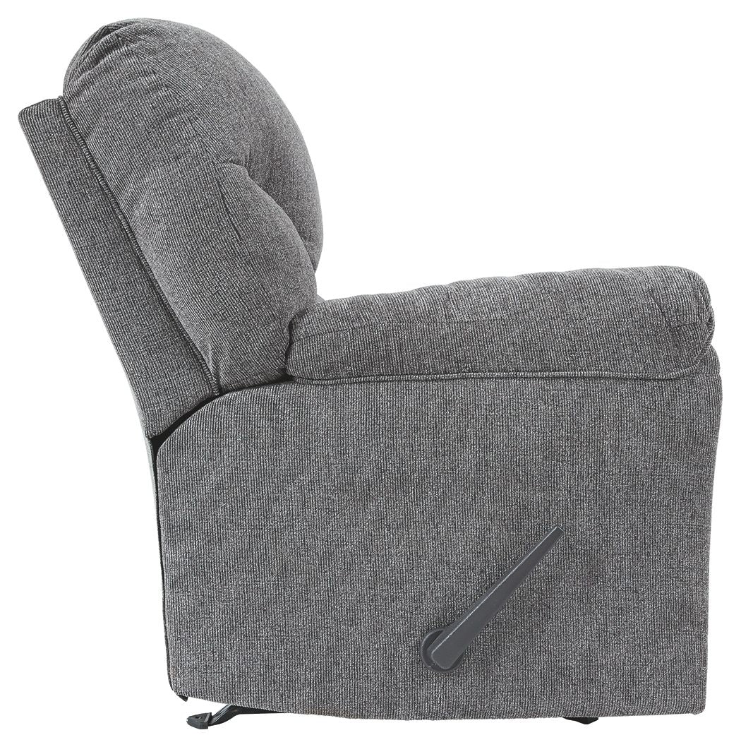 Allmaxx - Rocker Recliner - Pewter