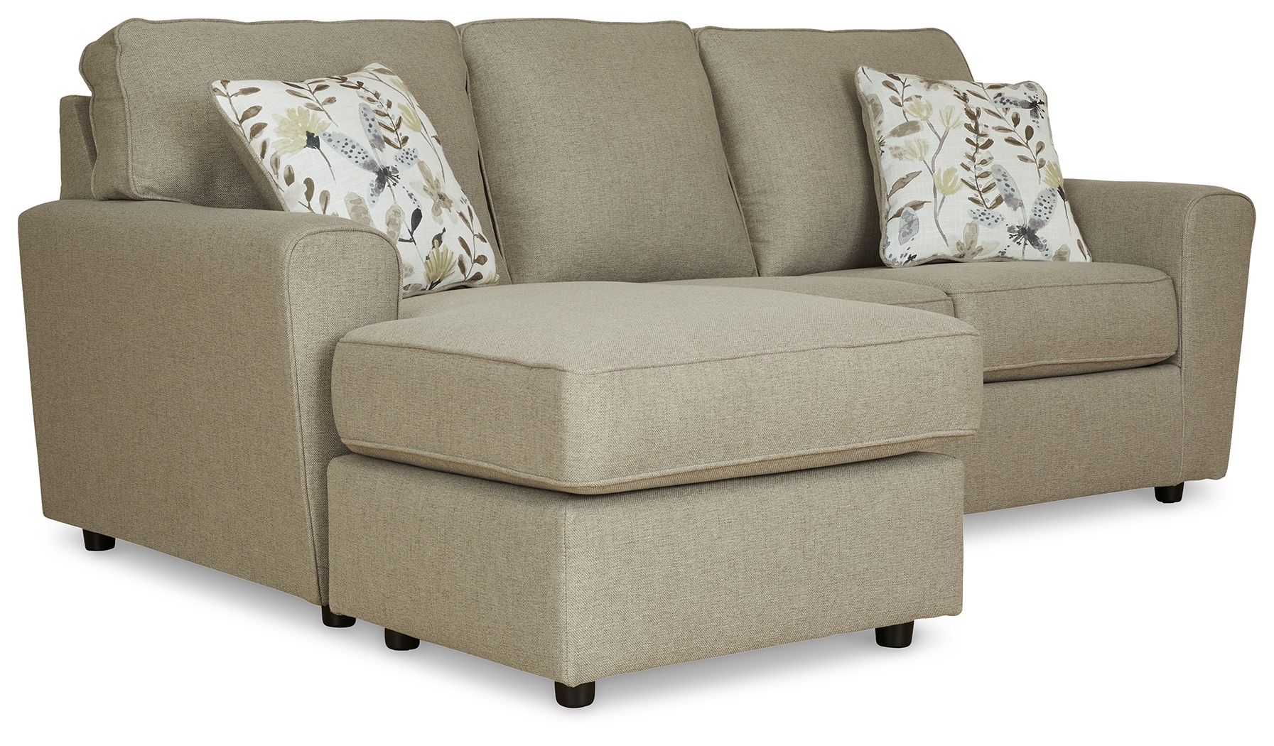 Signature Design by Ashley® Renshaw - Pebble - Sofa Chaise | Meri Furniture