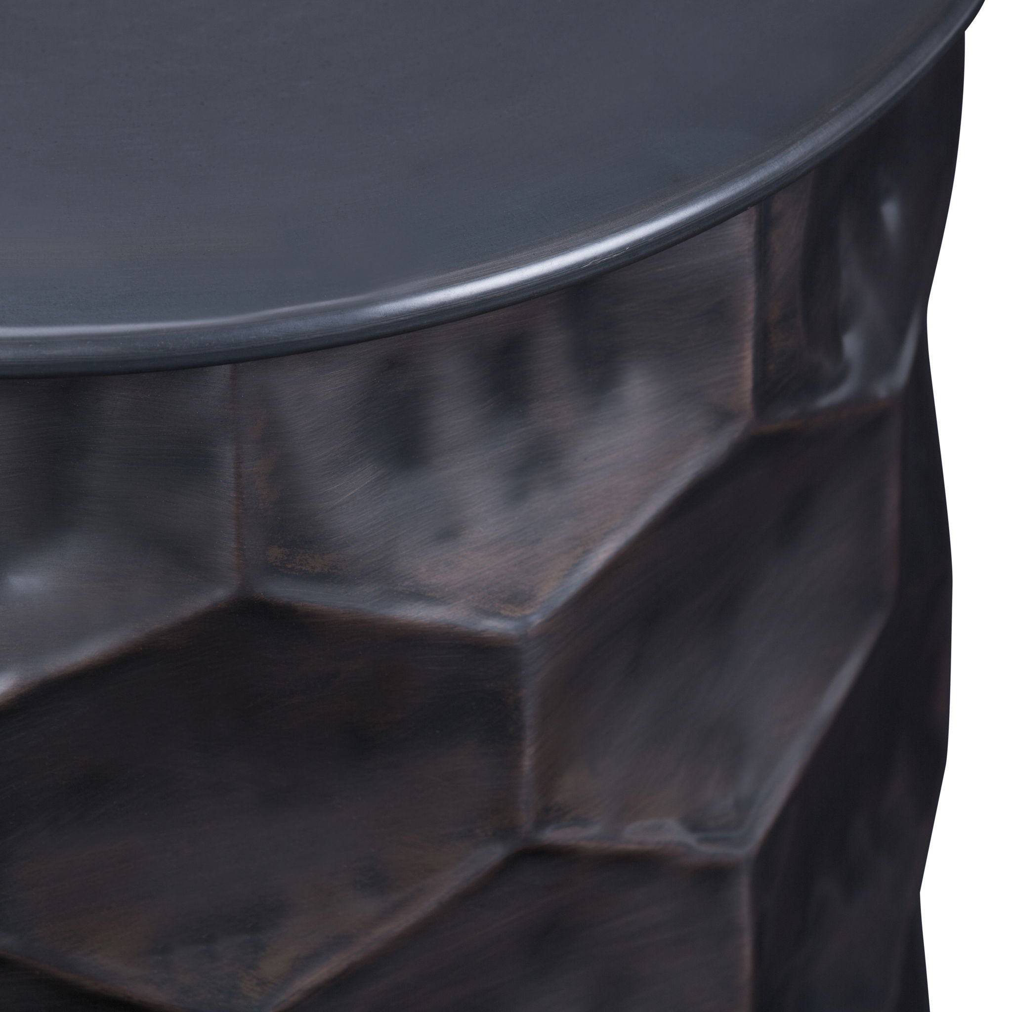 Whitney - Handcrafted Metal Storage Table