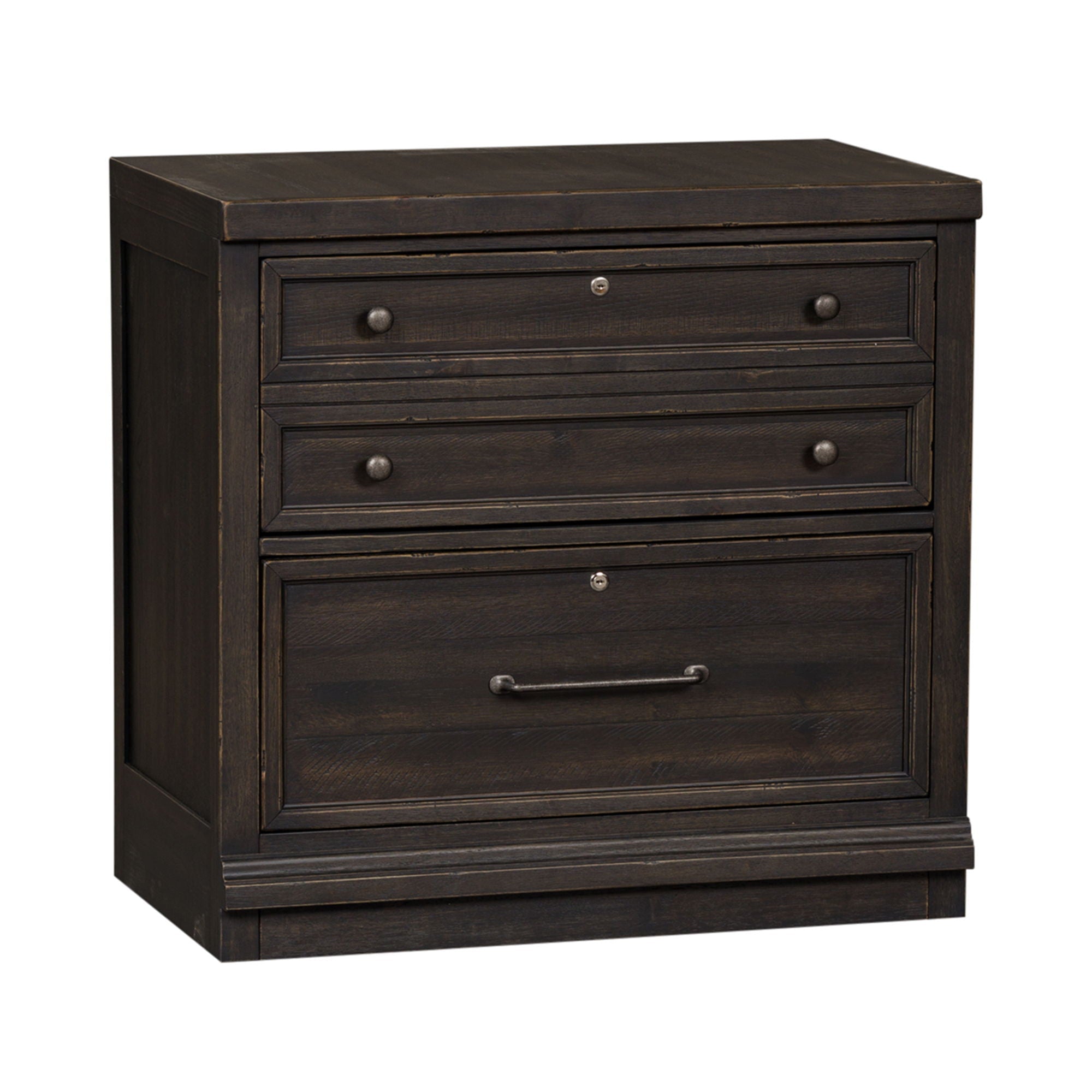 Liberty Furniture Harvest Home - Bunching Lateral File Cabinet - Chalkboard | Meri Furniture