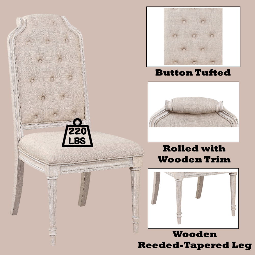 Wynsor - Side Chair Set of 2) - Antique White